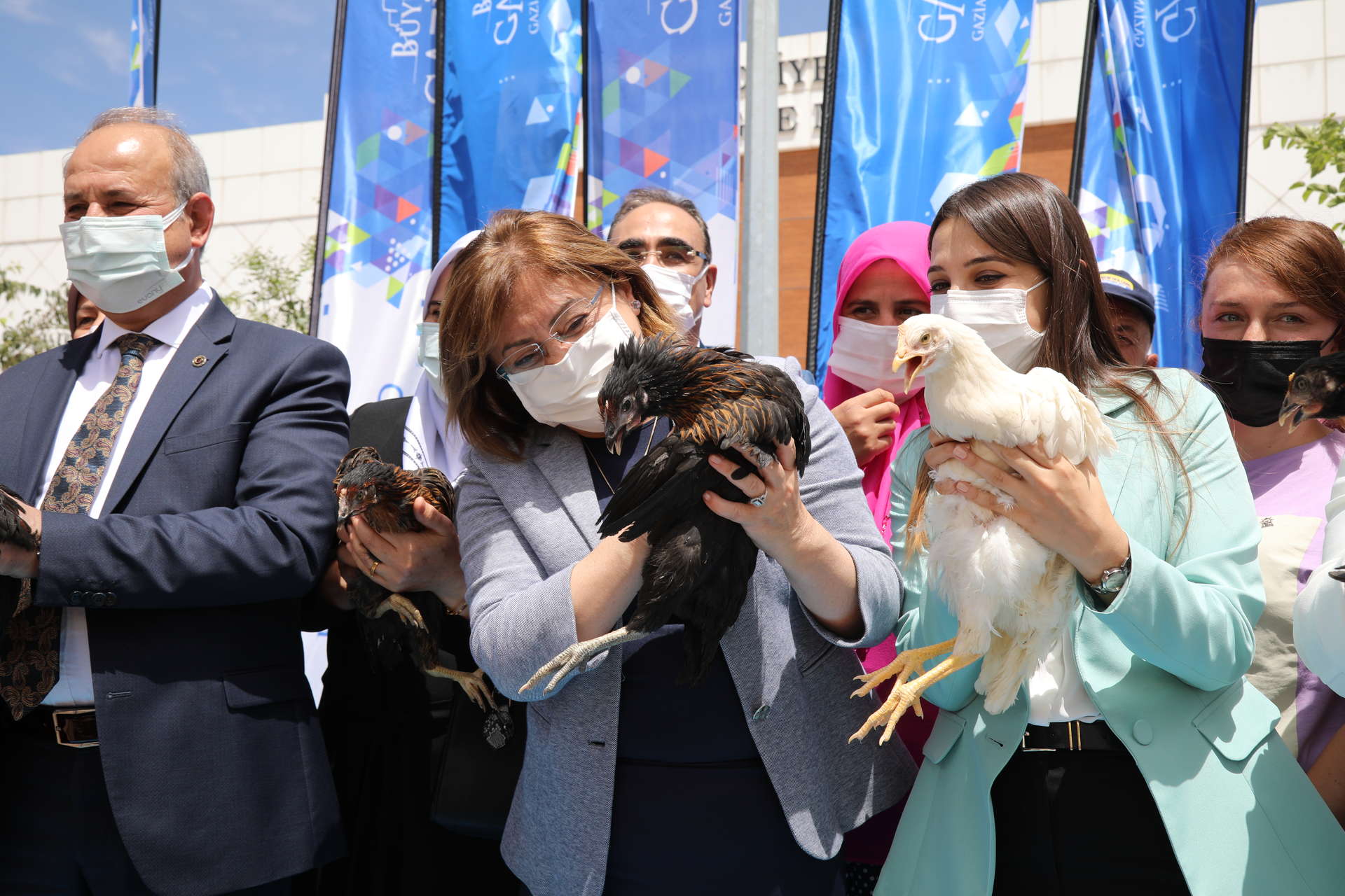 Oğuzeli Tavuk Dağıtım Töreni 