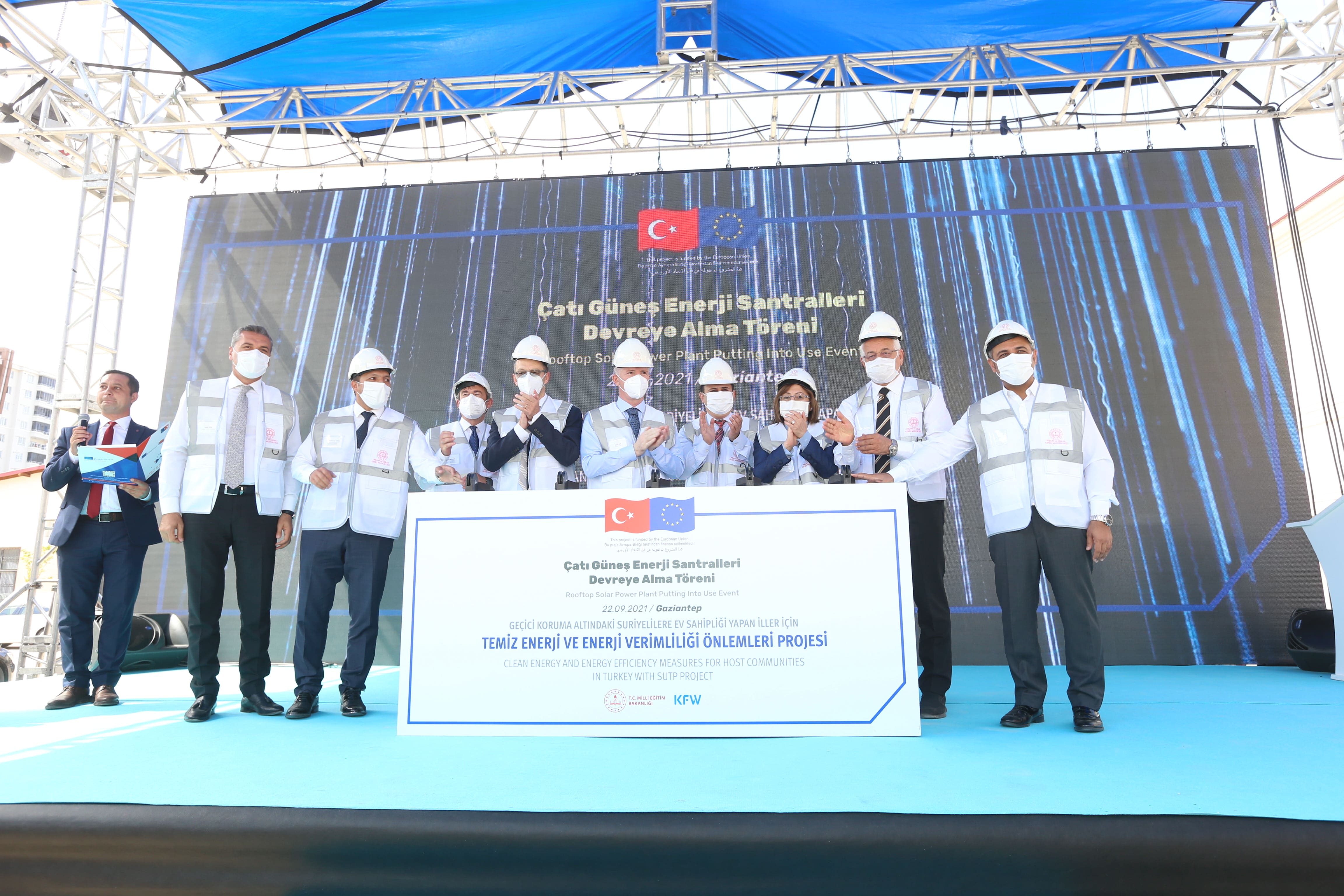 Çatı Güneş Enerji Santralleri Devreye Alma Töreni