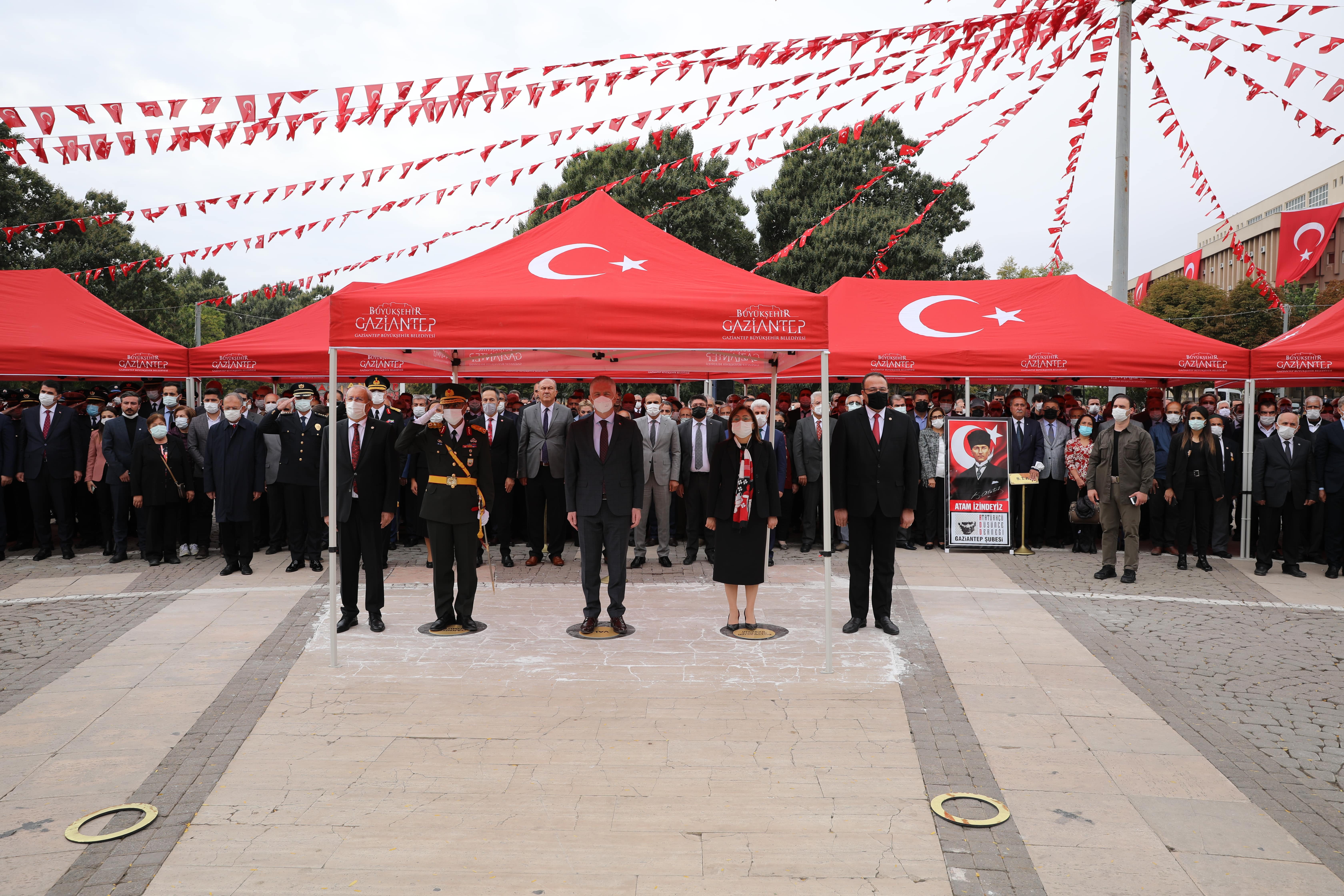 2021 Cumhuriyet Bayramı Çelenk Koyma Töreni