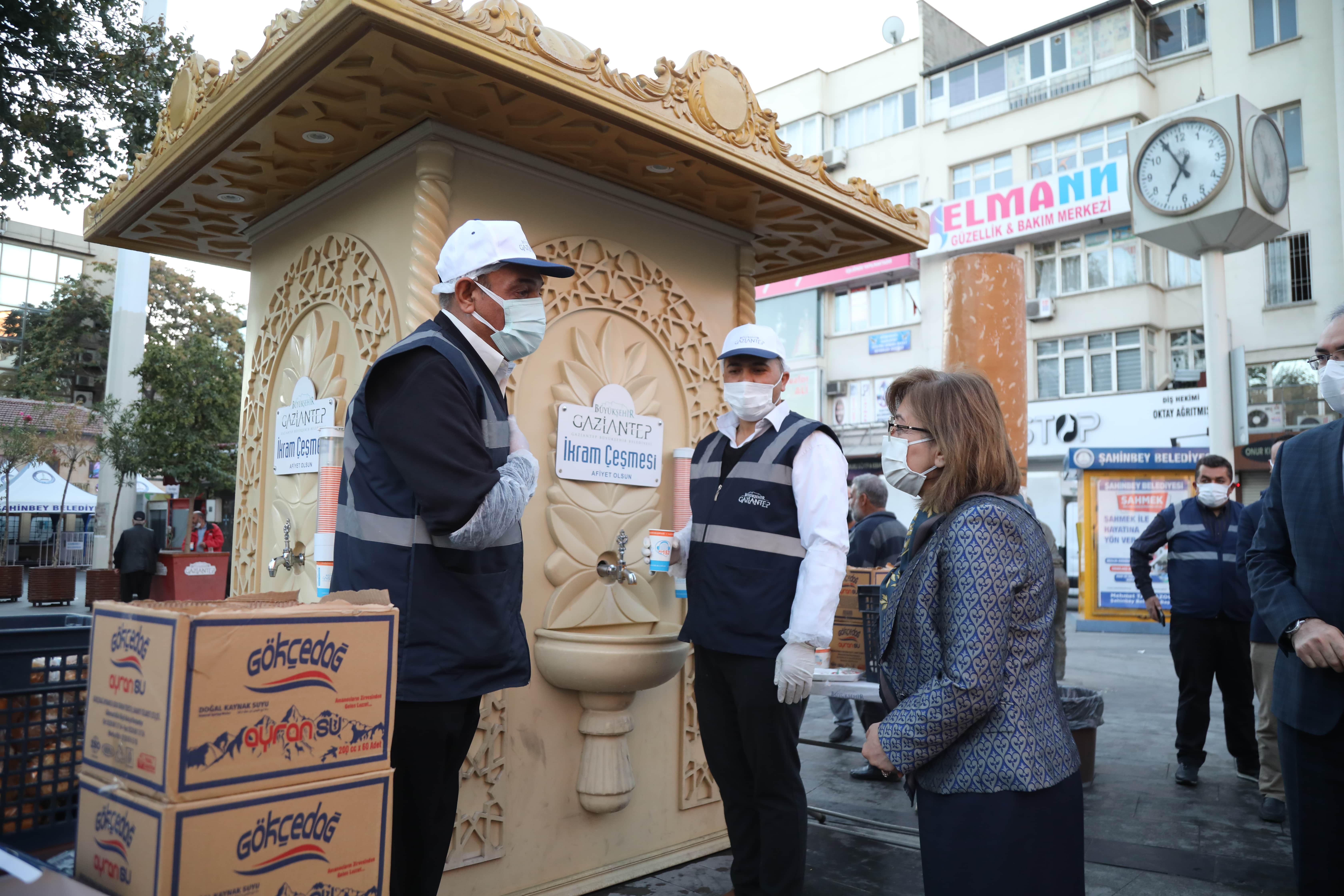 Çorba Dağıtım Noktasını Ziyaret