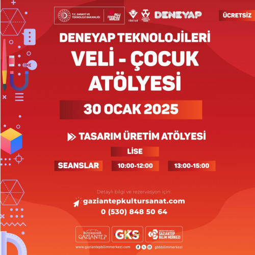 Deneyap Teknolojileri - Tasarım Üretim Atölyesi (Lise)