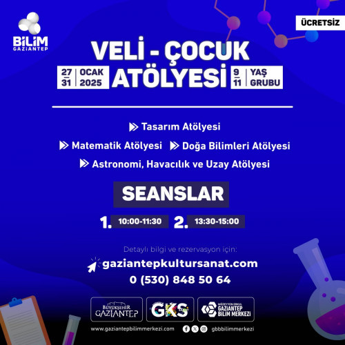 Veli - Çocuk Atölyeleri Başlıyor