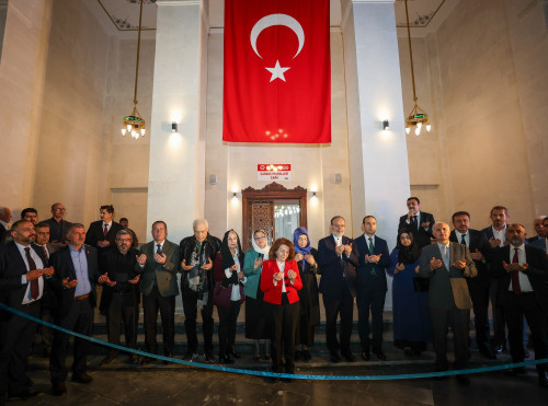 BÜYÜKŞEHİR BELEDİYESİ TARAFINDAN YAPIMI TAMAMLANAN ÇANAKÇI CAMİSİNİN RESMİ AÇILIŞI YAPILDI