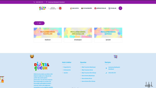 GAZİANTEP BÜYÜKŞEHİR BELEDİYESİ’NDEN DİJİTAL ÇOCUK PLATFORMU