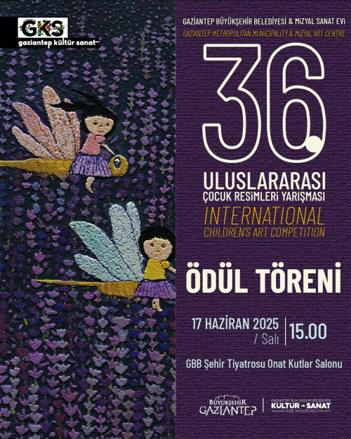 BÜYÜKŞEHİR’DEN 36’NCI ULUSLARARASI ÇOCUK RESİM YARIŞMASI ÖDÜL TÖRENİ