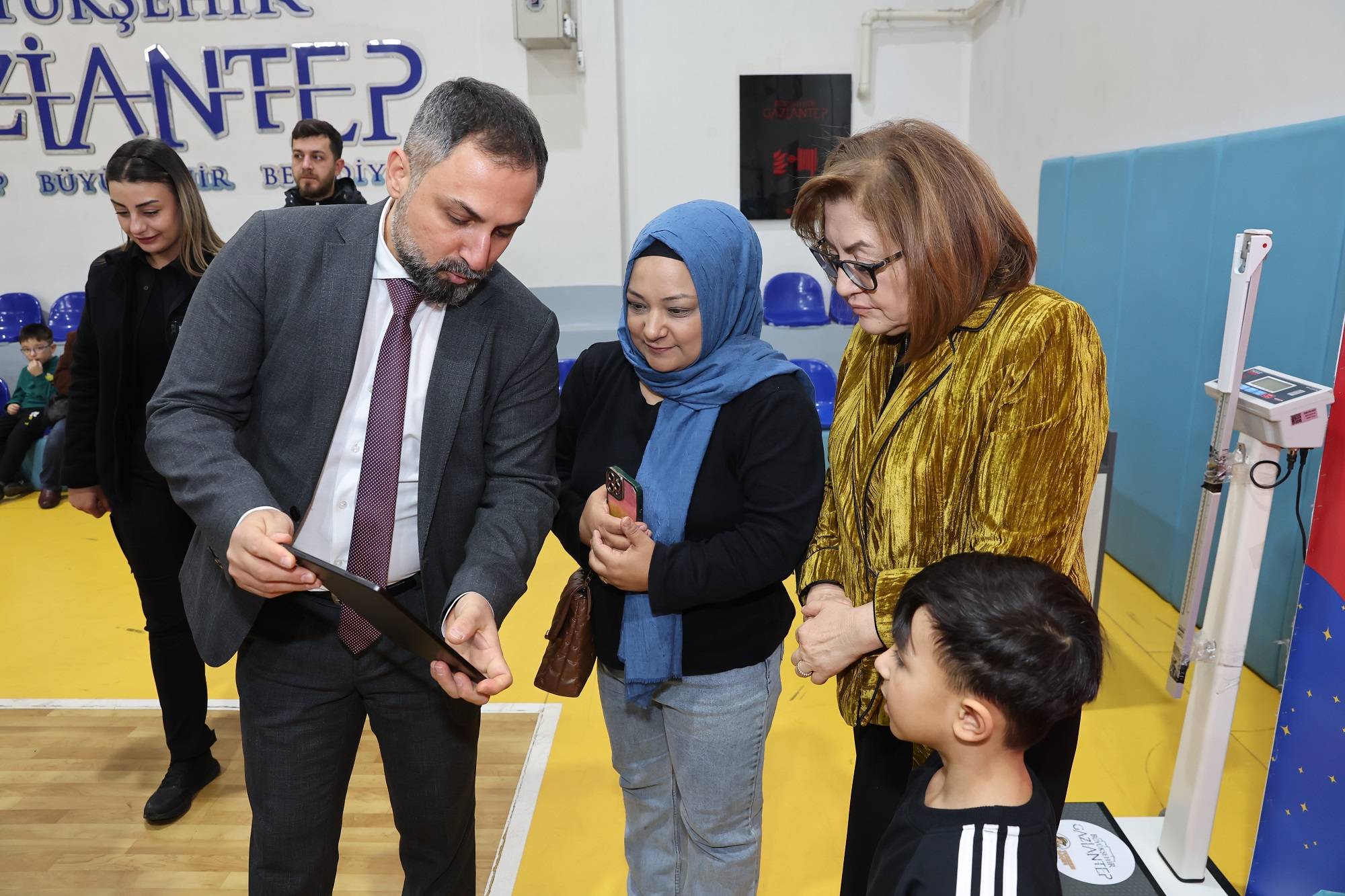 BAŞKAN ŞAHİN, YETENEK KAŞİFİ PROJESİ TESTLERİNE KATILDI